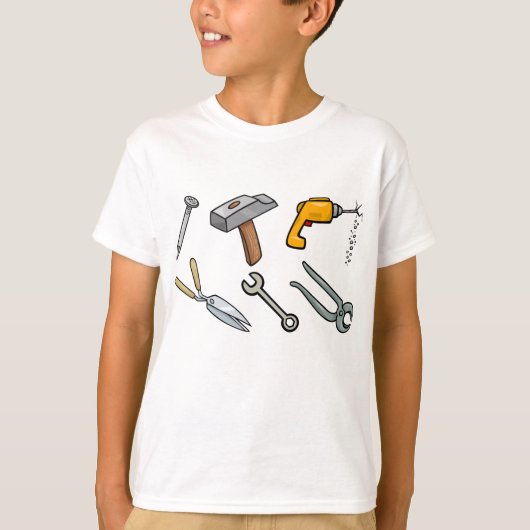 Meerdere tools t-shirt (Voorkant)