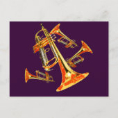 Meerdere Trumpets Briefkaart (Voorkant)