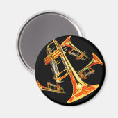 Meerdere Trumpets Magneet (Voorkant / Achterkant)