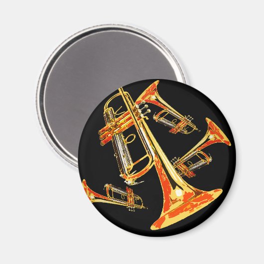 Meerdere Trumpets Magneet (Voorkant / Achterkant)