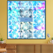 Meerdere Van Blues Canvas Afdruk (Insitu (Woonkamer))