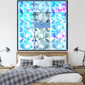 Meerdere Van Blues Canvas Afdruk (Insitu (Slaapkamer))