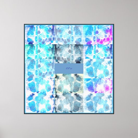 Meerdere Van Blues Canvas Afdruk (Voorkant)
