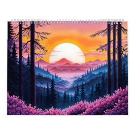 Meerdere verschillende sceneries Kalender