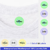 Meerdere Waterdichte Monogram Labels | Naam Kledin