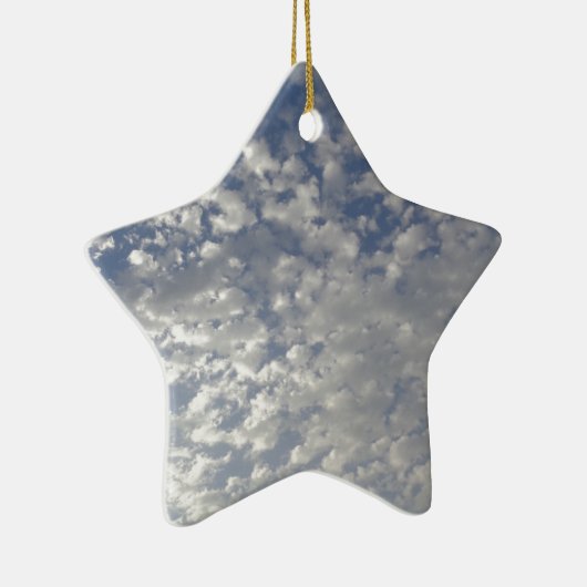 Meerdere wolken, Sky Uitzicht Keramisch Ornament (Rechts)