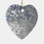 Meerdere wolken, Sky Uitzicht Keramisch Ornament (Rechts)