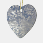 Meerdere wolken, Sky Uitzicht Keramisch Ornament (Links)