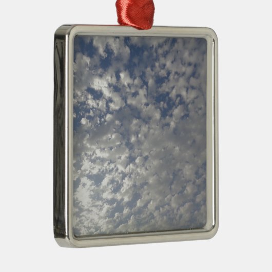 Meerdere wolken, Sky Uitzicht Metalen Ornament (Rechts)