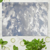 Meerdere wolken, Sky Uitzicht Theedoek (Gevouwen)