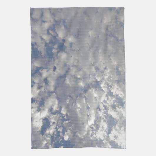 Meerdere wolken, Sky Uitzicht Theedoek (Verticaal)