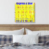 Meerdere woorden canvas afdruk (Insitu (Slaapkamer))