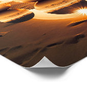 Meerdere zonnen uitgelijnd poster (Hoek)