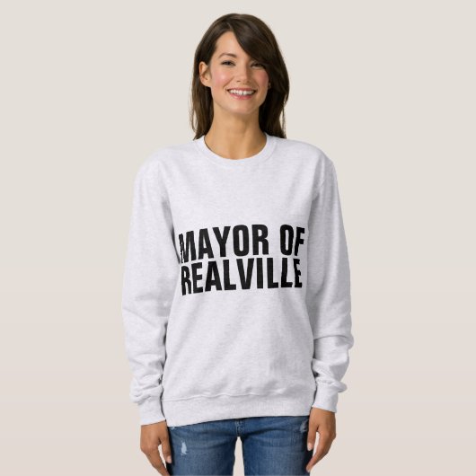 MEERDERHEID VAN REALVILLE grappige T-shirts (Voorkant volledig)
