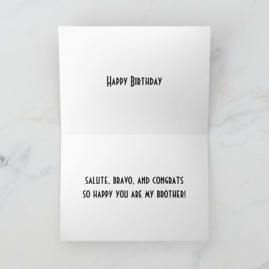 MEERDERS, BRAVO EN CONGRATEN KAART (Binnen)