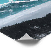 Meerderse bergen over de foggy-vallei poster (Hoek)