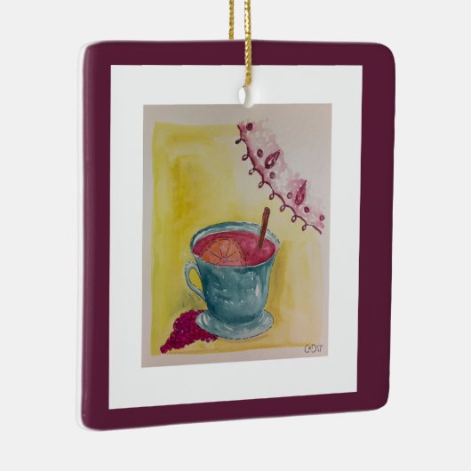 Meerdewijn Keramisch Ornament (Rechts)