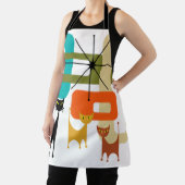 Meereeuwse moderne katten schort (Insitu)