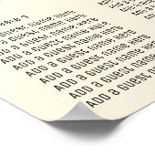 Meereeuwse moderne zetelkaart poster (Hoek)