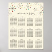 Meereeuwse moderne  zetelkaart poster (Voorkant)