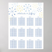 Meereeuwse moderne  zetelkaart poster (Voorkant)