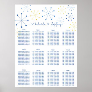 Meereeuwse moderne  zetelkaart poster