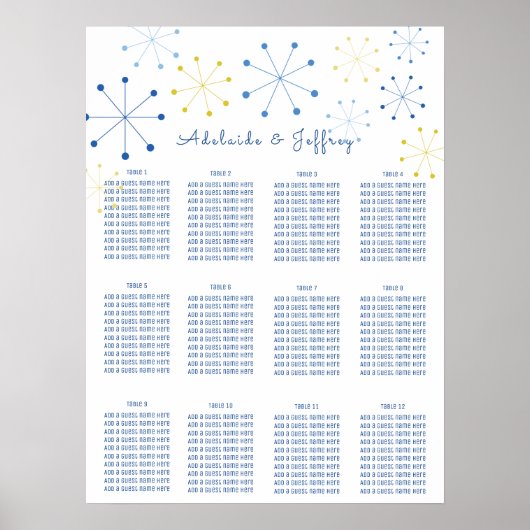 Meereeuwse moderne  zetelkaart poster (Voorkant)