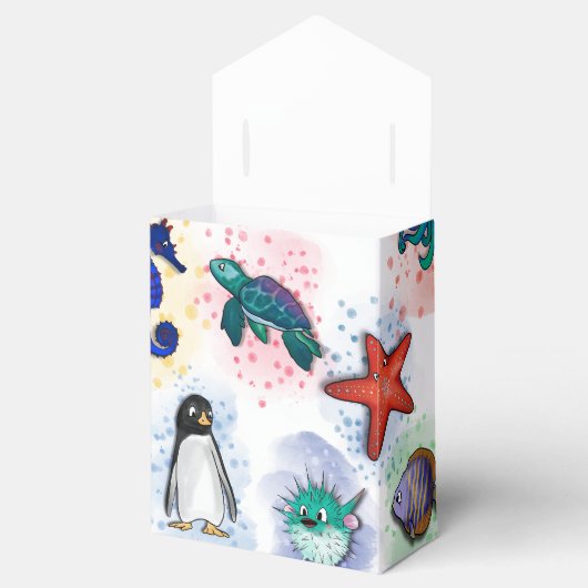 Meerestiere Party Bedankdoosjes (Geopend)