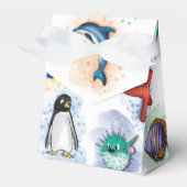 Meerestiere Party Bedankdoosjes (Voorkant Zijde)