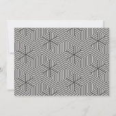 Meerfoto geometrische afstuderen aankondiging (Achterkant)