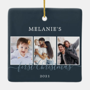 Meerfoto's eerste kerstkeramische Baby keramische  Keramisch Ornament