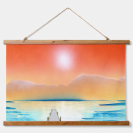 Meerfront Paradijs Retreat Hangend Wandkleed