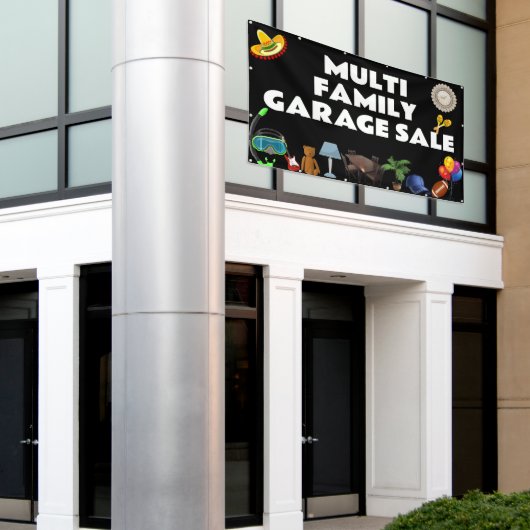 Meergezinswinkelbanner Garage Spandoek (Buitenkant Gebouw)