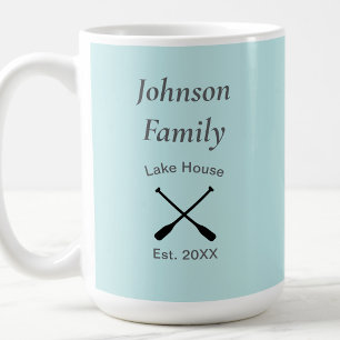 Meerhuis aangepaste familienaam jaar gesticht koffiemok