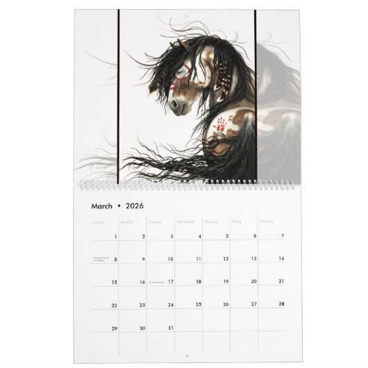 Meerhuispaarden De kunst van AmyLyn Bihrle Calenda Kalender (Mar 2026)