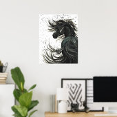 Meerhuispaarden door BiHrLe Poster (Thuiskantoor)