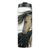 Meerhuispaarden door Bihrle Thermosbeker (Voorkant)