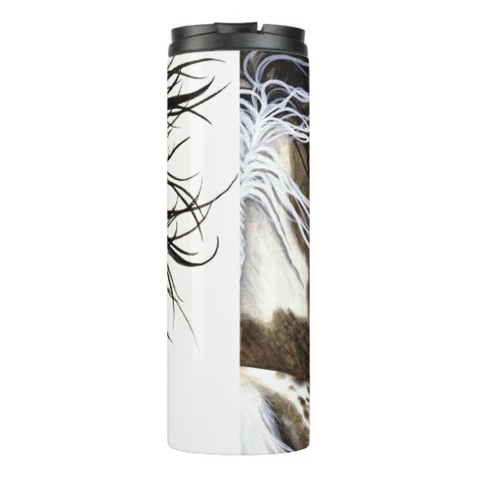 Meerhuispaarden door Bihrle Thermosbeker (Achterkant)