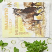 Meerhuispaarden Kitchen Towel Theedoek (Gevouwen)