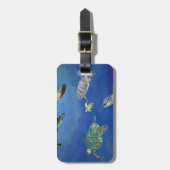 Meerhuisschildpadden voor Zee Bagagelabel (Voorkant verticaal)