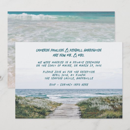 Meerjarig koninklijk feest van het huwelijk in de kaart (Voorkant / Achterkant)