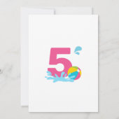 Meerjarig meisje van de moderne miniatuurgroep kaart (Achterkant)