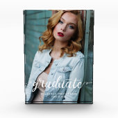 Meerjarig minimalistisch Afstuderen aankondiging M Fotoblokken (Voorkant)