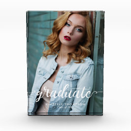 Meerjarig minimalistisch Afstuderen aankondiging M Fotoblokken