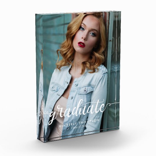 Meerjarig minimalistisch Afstuderen aankondiging M Fotoblokken (Links)