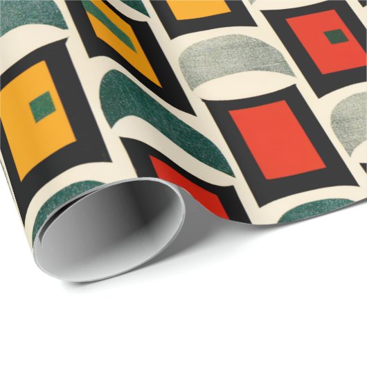 Meerjarig modern vakantiegrondpapier cadeaupapier (Rol Hoek)