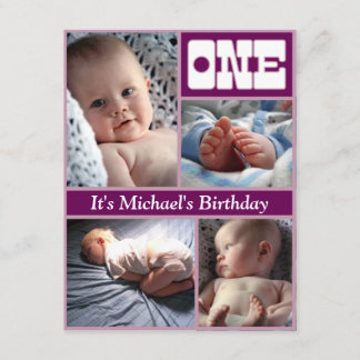 Meerjarig Paars Lijst van één dag Kaart