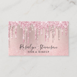 Meerjarig roos goudhaar en make-up visitekaartje