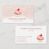 Meerjarig roos goudhandcakkerbroeken visitekaartje (Voorkant / Achterkant)