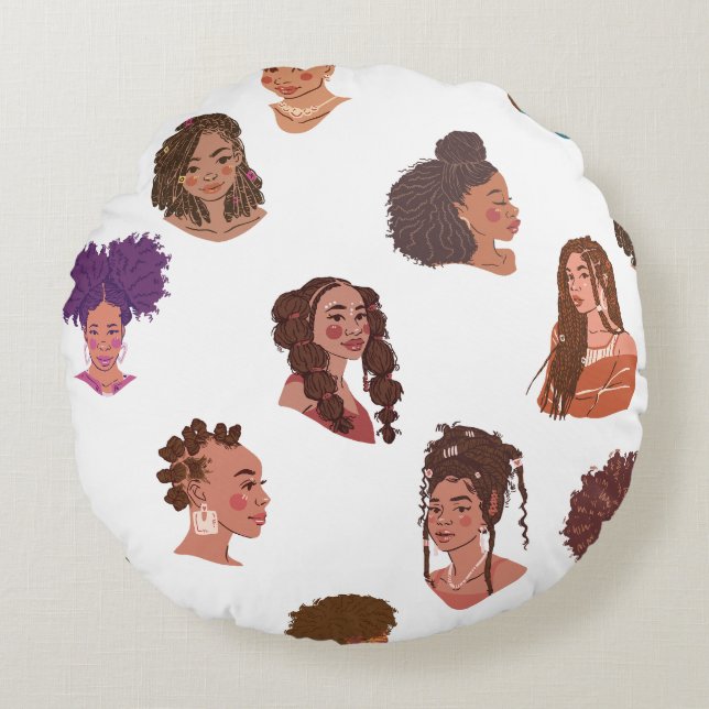 Meerjarig Sierkussen Rond Kussen (Voorkant)